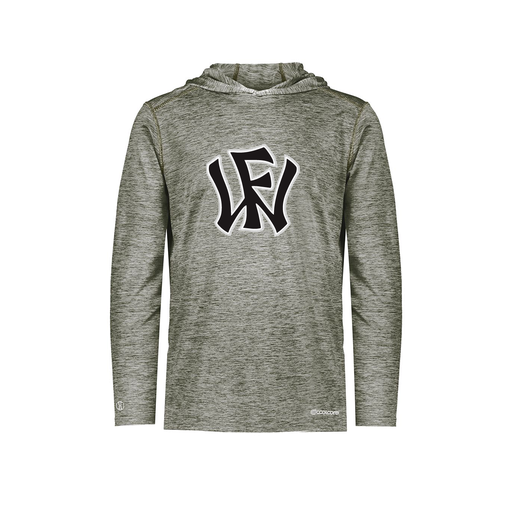 [FOLHCGGY-YS-LOGO1] Youth Charge Hoodie (Youth S, Gray, Logo 1)