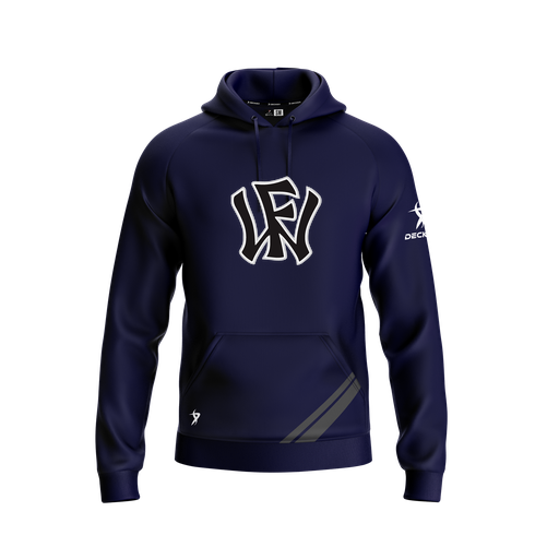 [FOLHSMNV-YXS-LOGO1] Decker Summit Hoodie (Youth XS, Navy, Logo 1)