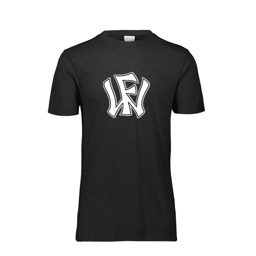 [FTSCUBBK-YS-LOGO2] Decker Youth Tri-Blend T-Shirt - Short Sleeve (Youth S, Black, Logo 2)