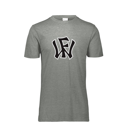 [FTSCUBGY-YS-LOGO1] Decker Youth Tri-Blend T-Shirt - Short Sleeve (Youth S, Gray, Logo 1)