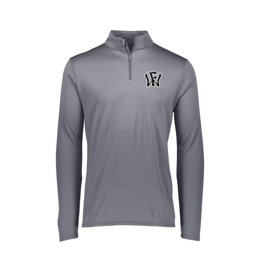 [FTLQFLGY-FAXS-LOGO1] Decker Women's Flex-Lite 1/4 Zip Shirt (Female Adult XS, Gray, Logo 1)