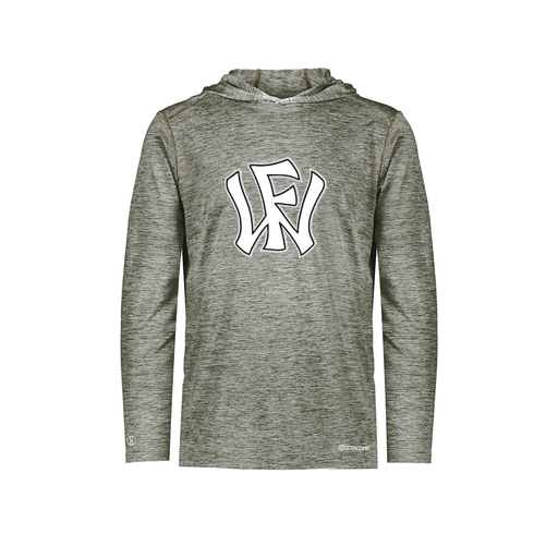 [FOLHCGGY-AS-LOGO2] Decker Men's Charge Hoodie (Adult S, Gray, Logo 2)