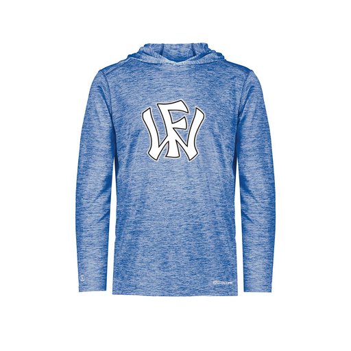 [FOLHCGRY-YS-LOGO2] Decker Youth Charge Hoodie (Youth S, Royal, Logo 2)