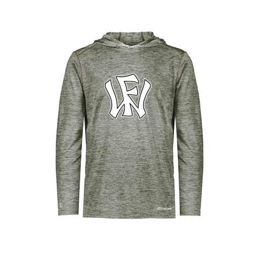 [FOLHCGGY-YS-LOGO2] Decker Youth Charge Hoodie (Youth S, Gray, Logo 2)