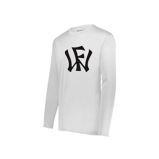 [222822.005.XS-LOGO1] Men's LS Smooth Sport Shirt (Adult XS, White, Logo 1)