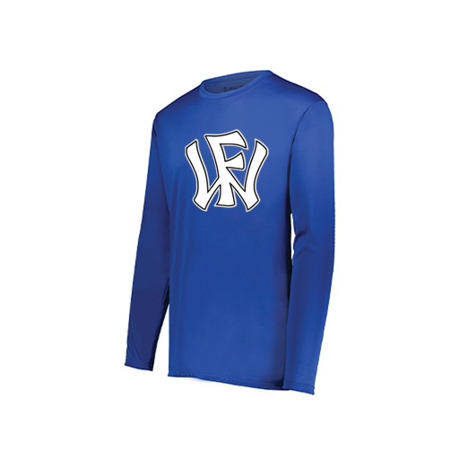 [222822.060.XS-LOGO2] Men's LS Smooth Sport Shirt (Adult XS, Royal, Logo 2)