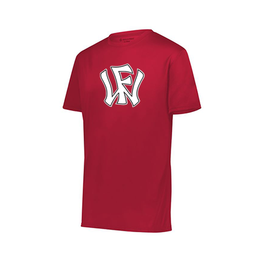 [222819.083.XXS-LOGO2] Youth Movement Dri Fit Shirt (Youth XXS, Red, Logo 2)