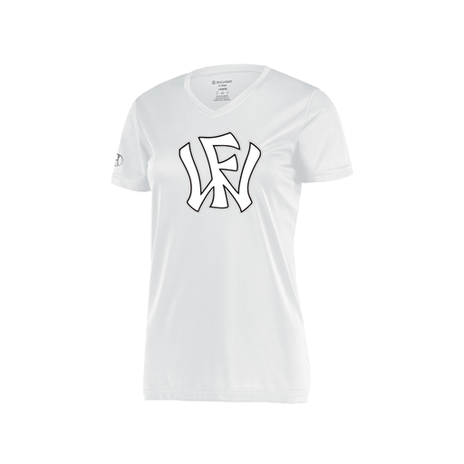 [222820.005.S-LOGO2] Ladies Movement Dri Fit Shirt (Female Adult S, White, Logo 2)